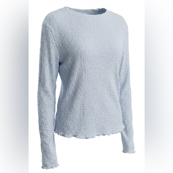 a new day Crinkle Textured Long Sleeve Top
Light Blue
Medium (8/10)
New with Tag - Picture 2 of 5
